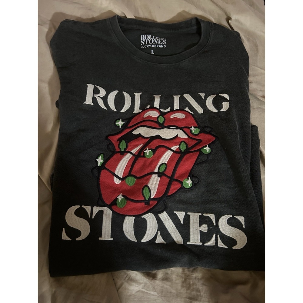 Lucky Rolling Stone Tongue Tshirt Large‎ New